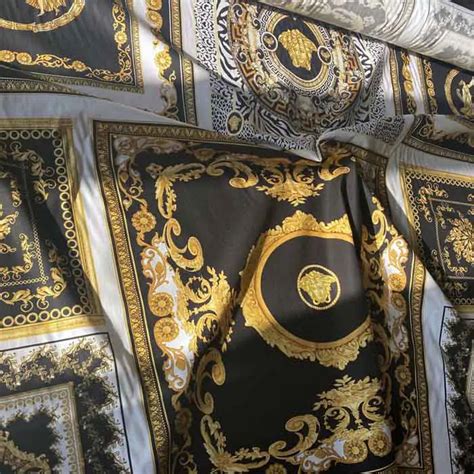 what is versace print called|Versace fabric by the yard.